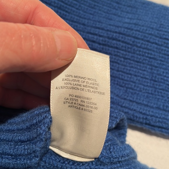 ❤️Sold❤️Wilfred Sardou Blue Sweater - Picture 7 of 7